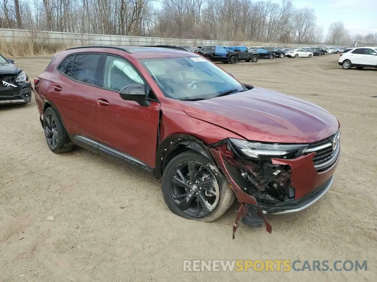 4 Photograph of a damaged car LRBFZPR46PD200655 BUICK ENVISION 2023