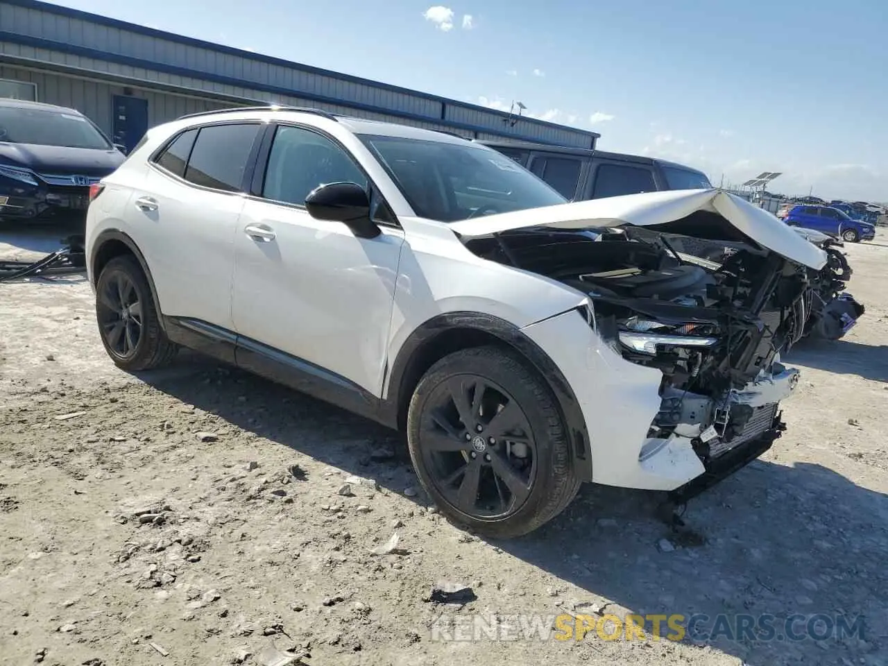 4 Фотография поврежденного автомобиля LRBFZPR46PD229363 BUICK ENVISION 2023