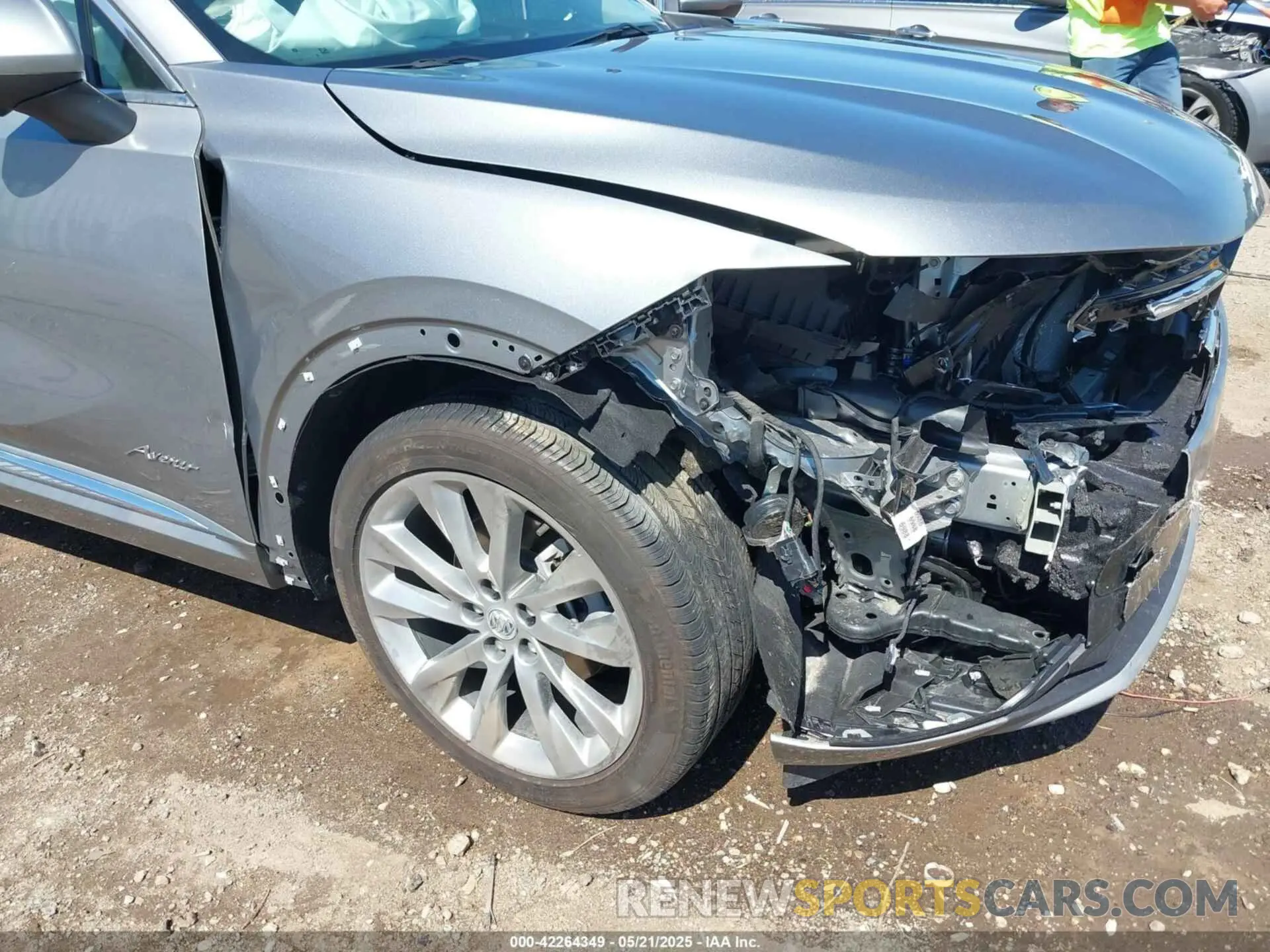 6 Фотография поврежденного автомобиля LRBFZRR41PD047405 BUICK ENVISION 2023