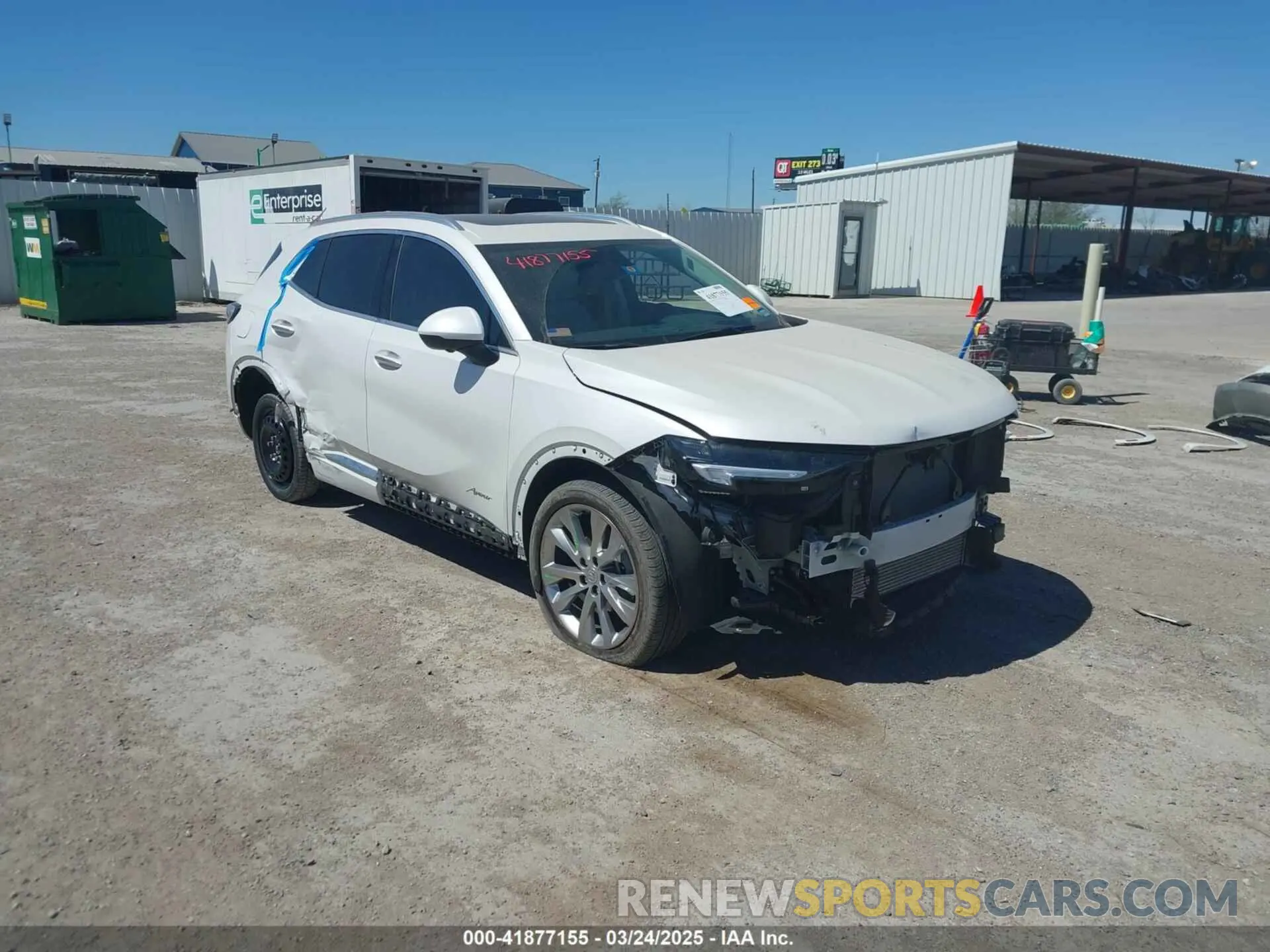 1 Фотография поврежденного автомобиля LRBFZRR42PD147352 BUICK ENVISION 2023