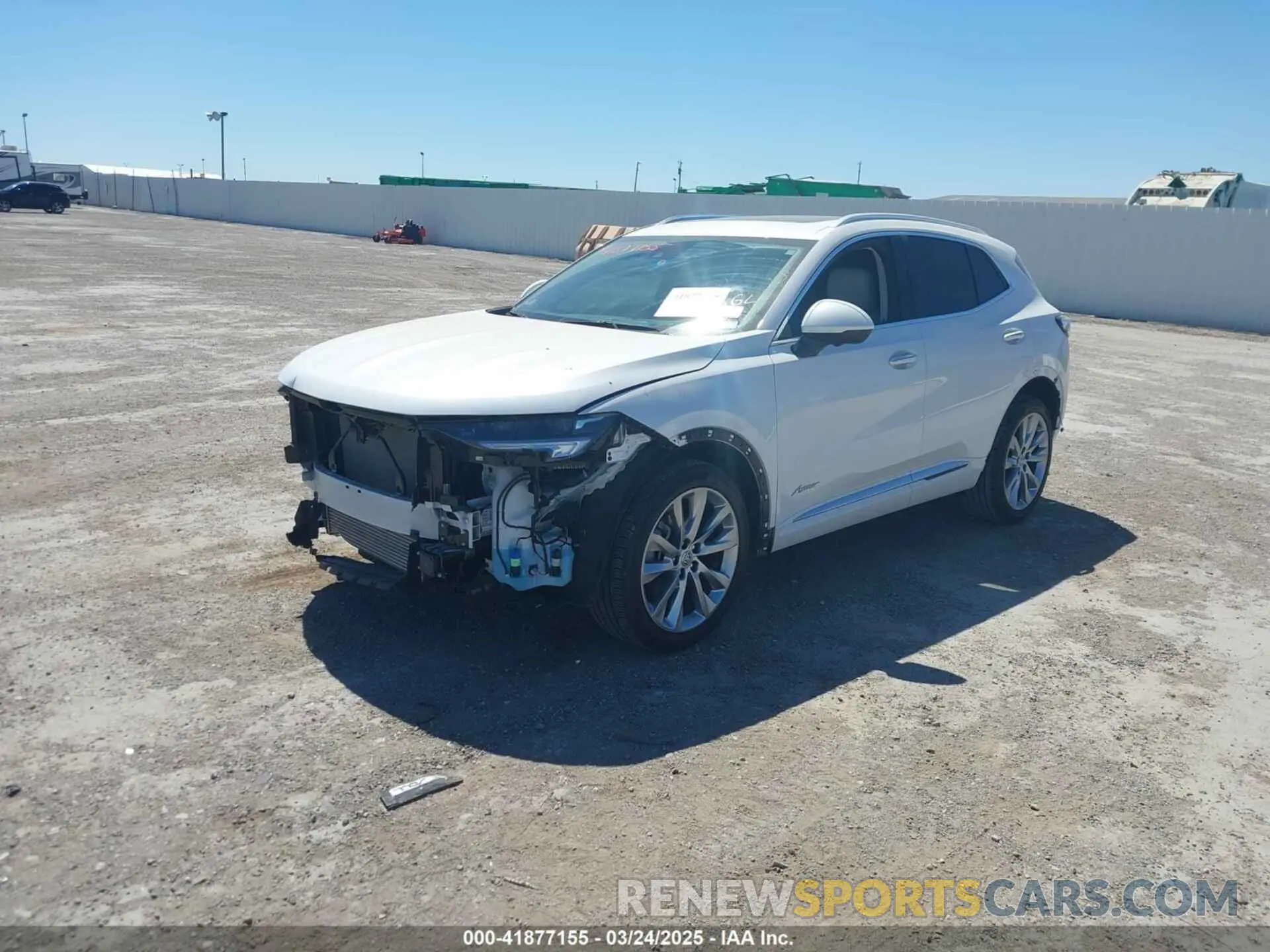 2 Фотография поврежденного автомобиля LRBFZRR42PD147352 BUICK ENVISION 2023