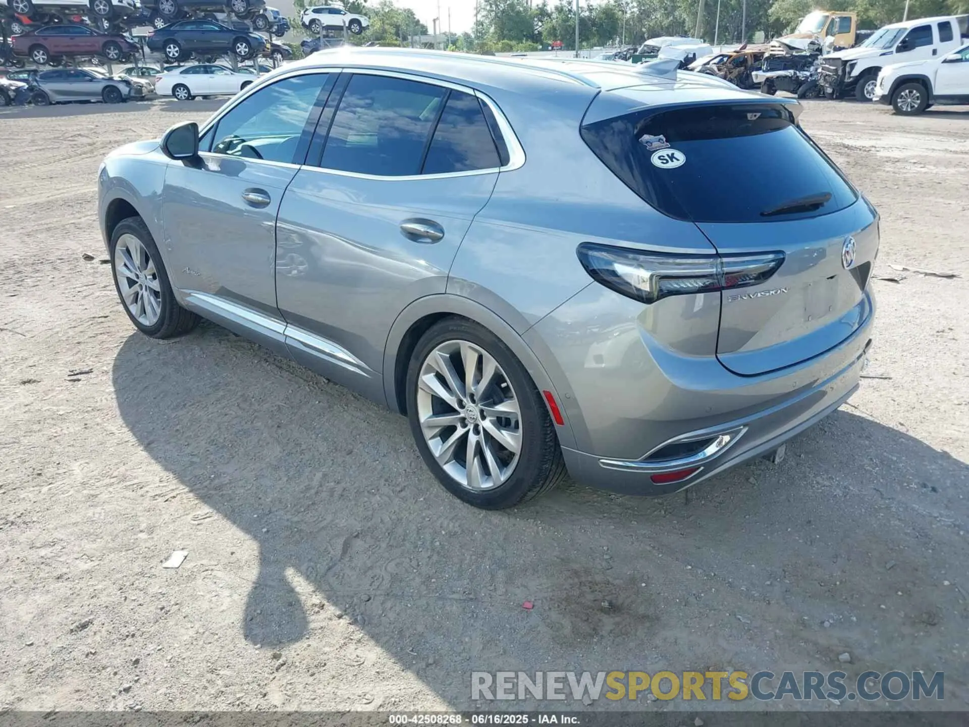 3 Фотография поврежденного автомобиля LRBFZRR43PD048572 BUICK ENVISION 2023