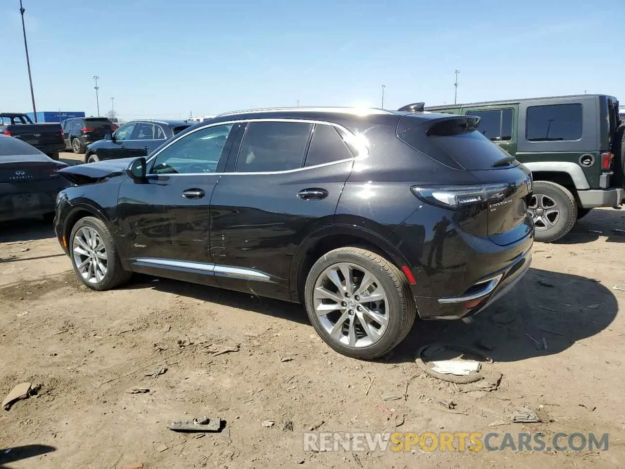 2 Фотография поврежденного автомобиля LRBFZSR41PD087734 BUICK ENVISION 2023