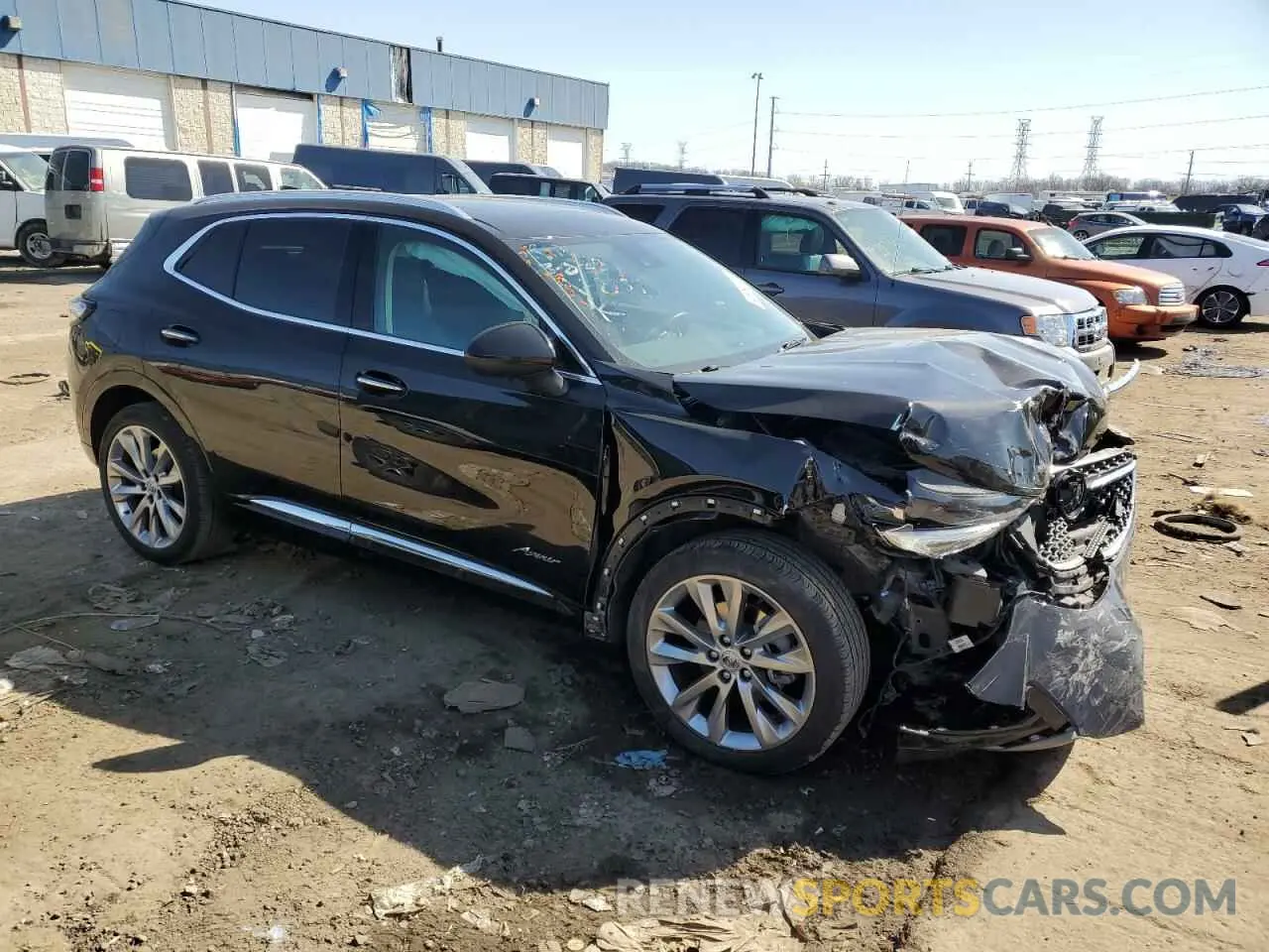 4 Фотография поврежденного автомобиля LRBFZSR41PD087734 BUICK ENVISION 2023