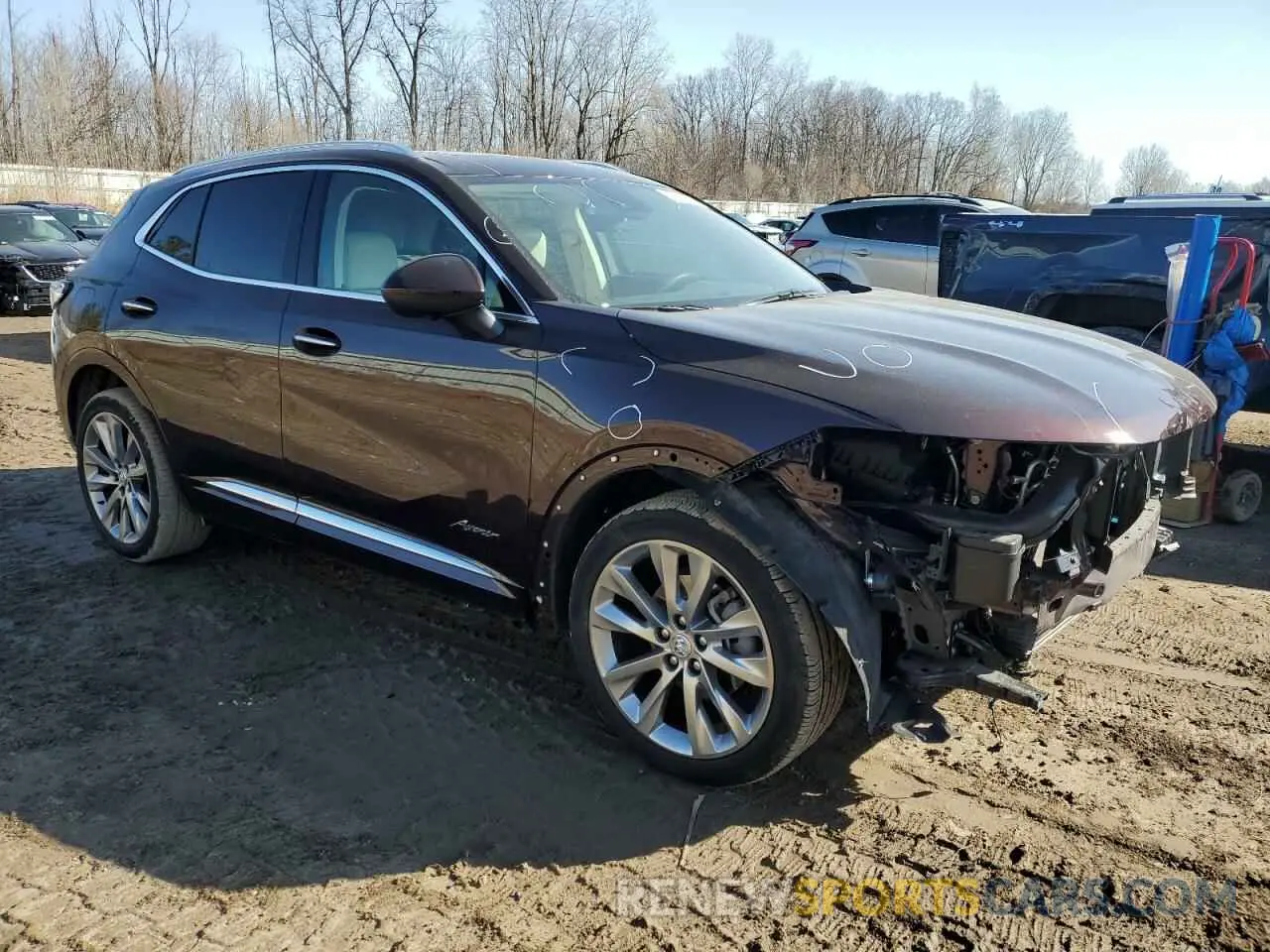 4 Фотография поврежденного автомобиля LRBFZSR43PD159517 BUICK ENVISION 2023
