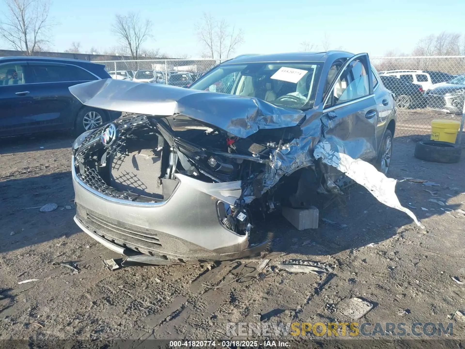 2 Фотография поврежденного автомобиля LRBFZSR47PD080240 BUICK ENVISION 2023