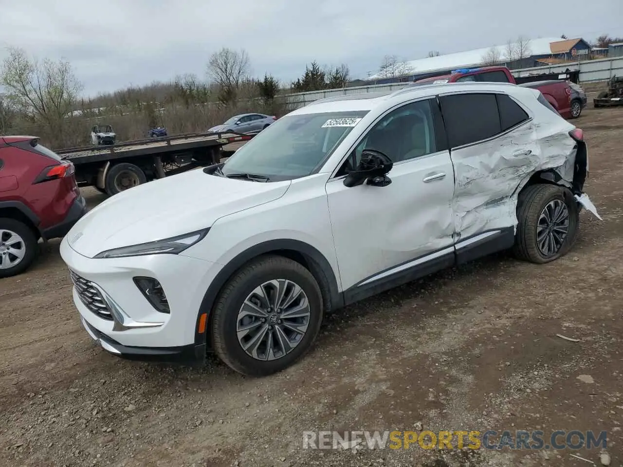 1 Photograph of a damaged car LRBFZME4XRD047530 BUICK ENVISION 2024