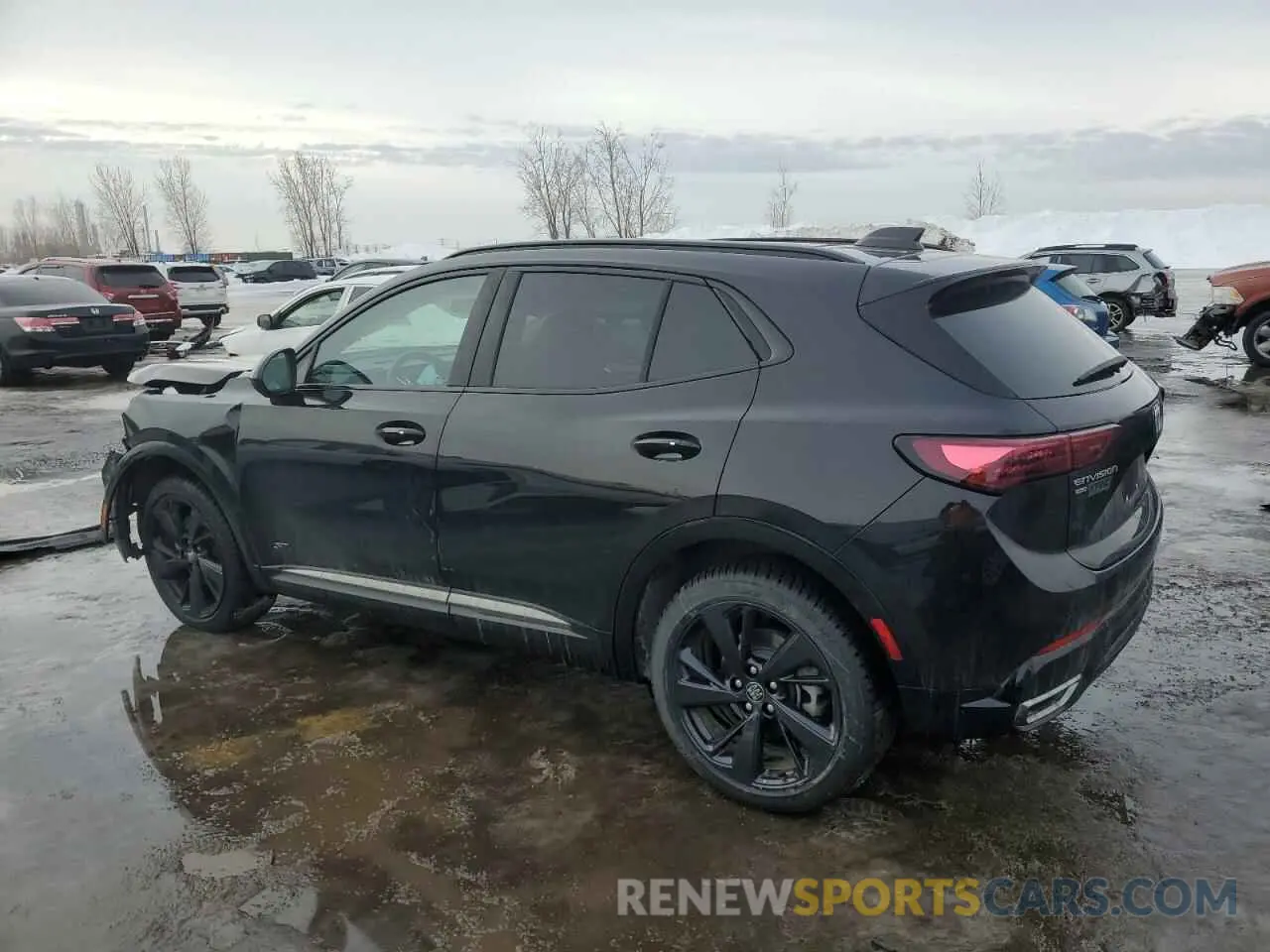 2 Фотография поврежденного автомобиля LRBFZPE40RD038563 BUICK ENVISION 2024