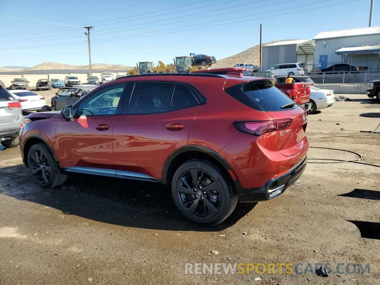 2 Фотография поврежденного автомобиля LRBFZPE42RD012949 BUICK ENVISION 2024