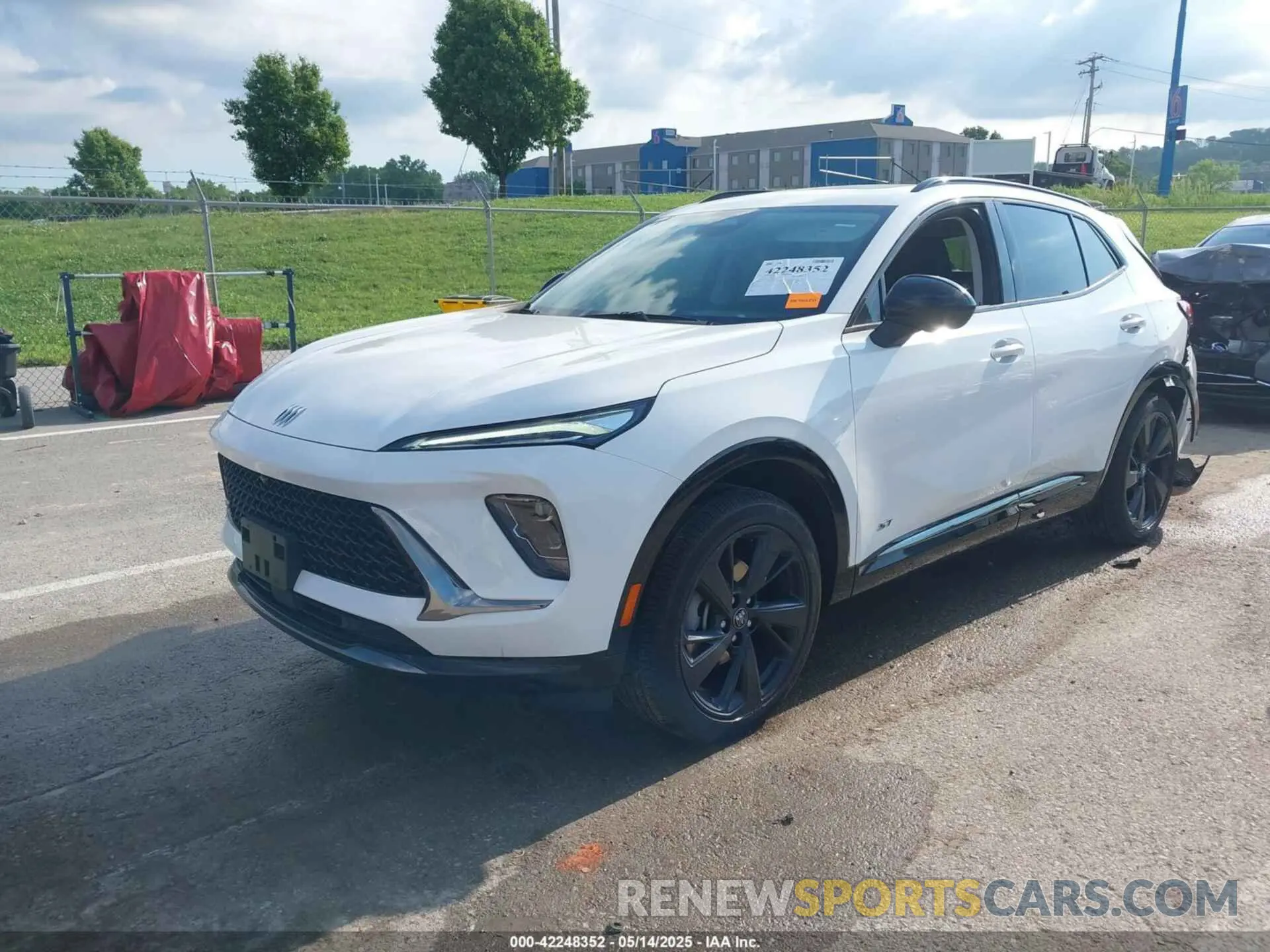 2 Photograph of a damaged car LRBFZPE47RD024367 BUICK ENVISION 2024