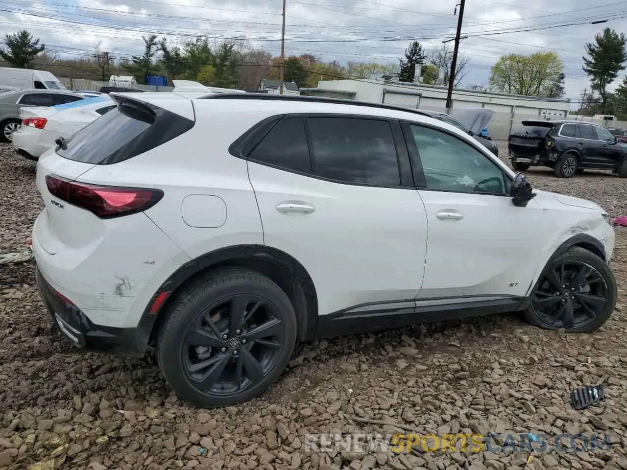 3 Фотография поврежденного автомобиля LRBFZPE49RD075742 BUICK ENVISION 2024