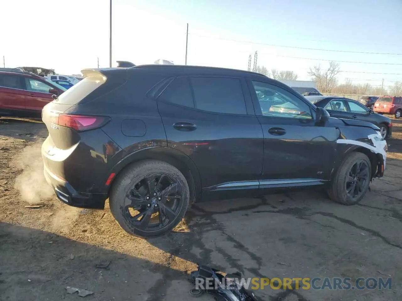 3 Фотография поврежденного автомобиля LRBFZPE4XRD052163 BUICK ENVISION 2024