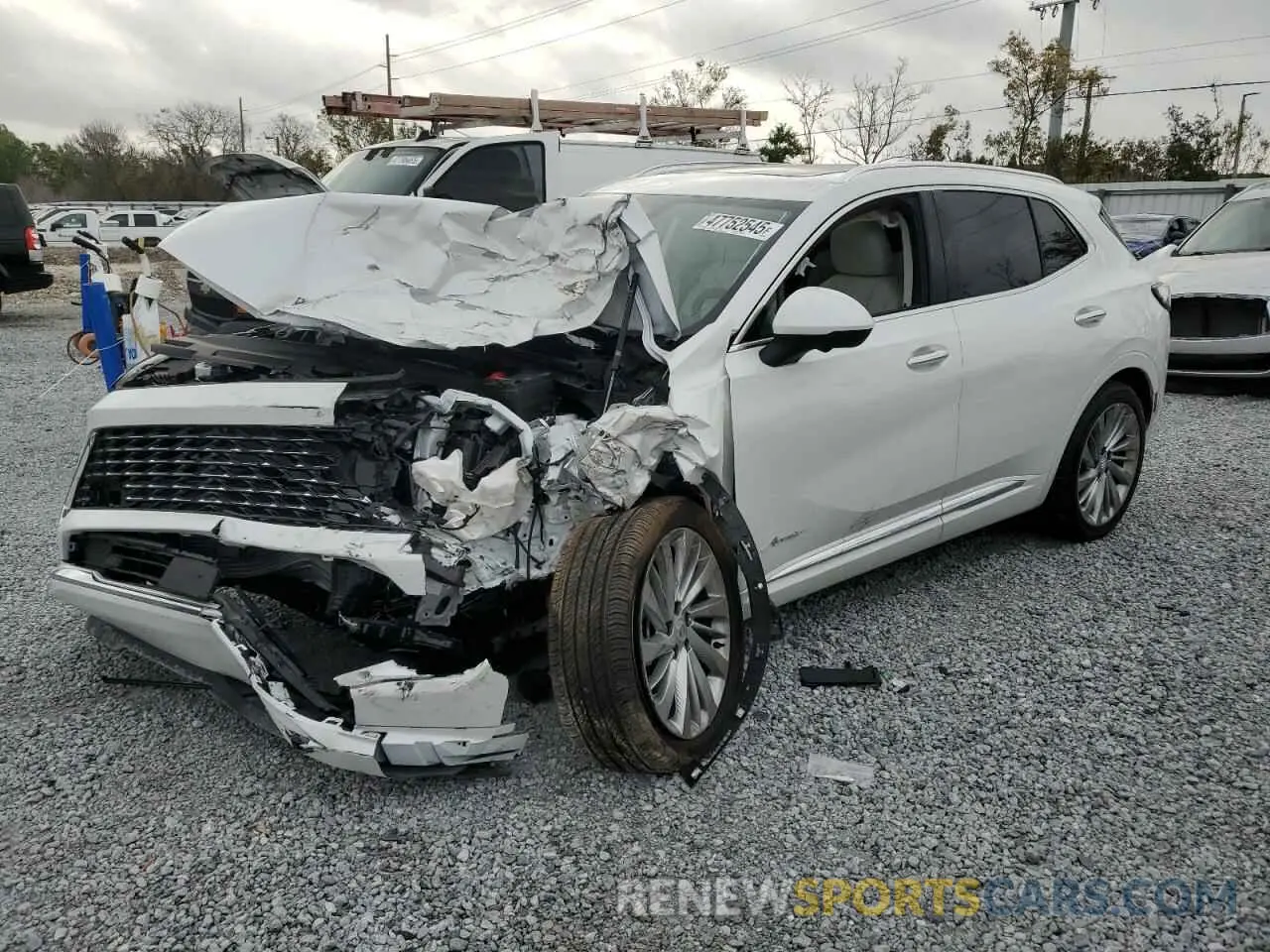 1 Фотография поврежденного автомобиля LRBFZSE49RD047944 BUICK ENVISION 2024