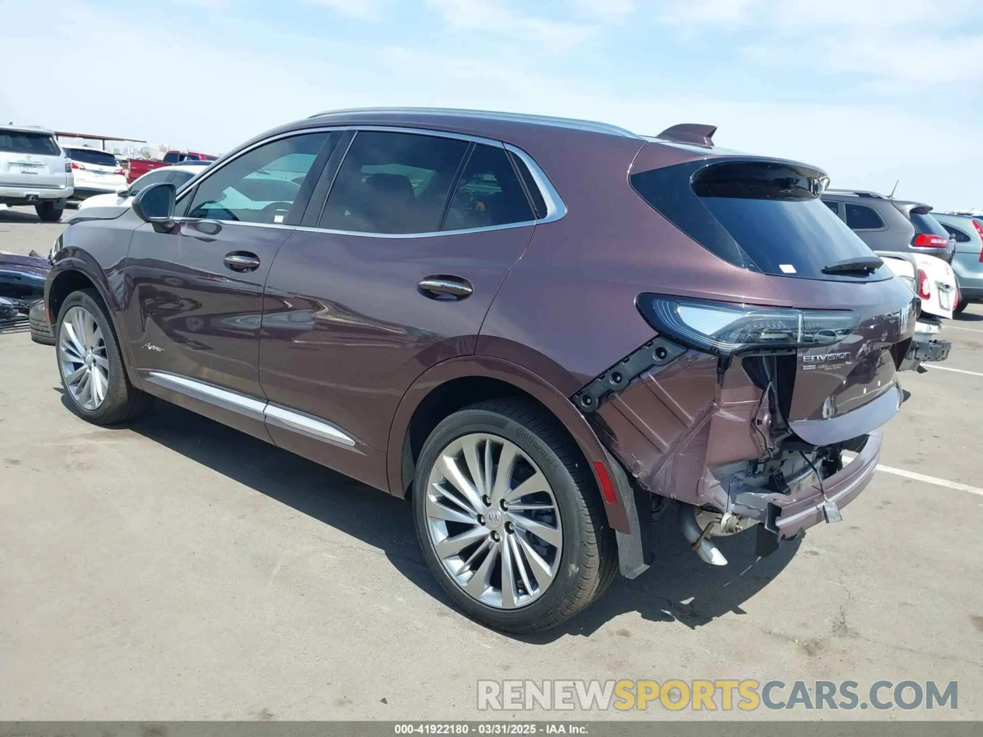 3 Фотография поврежденного автомобиля LRBFZME40SD024487 BUICK ENVISION 2025
