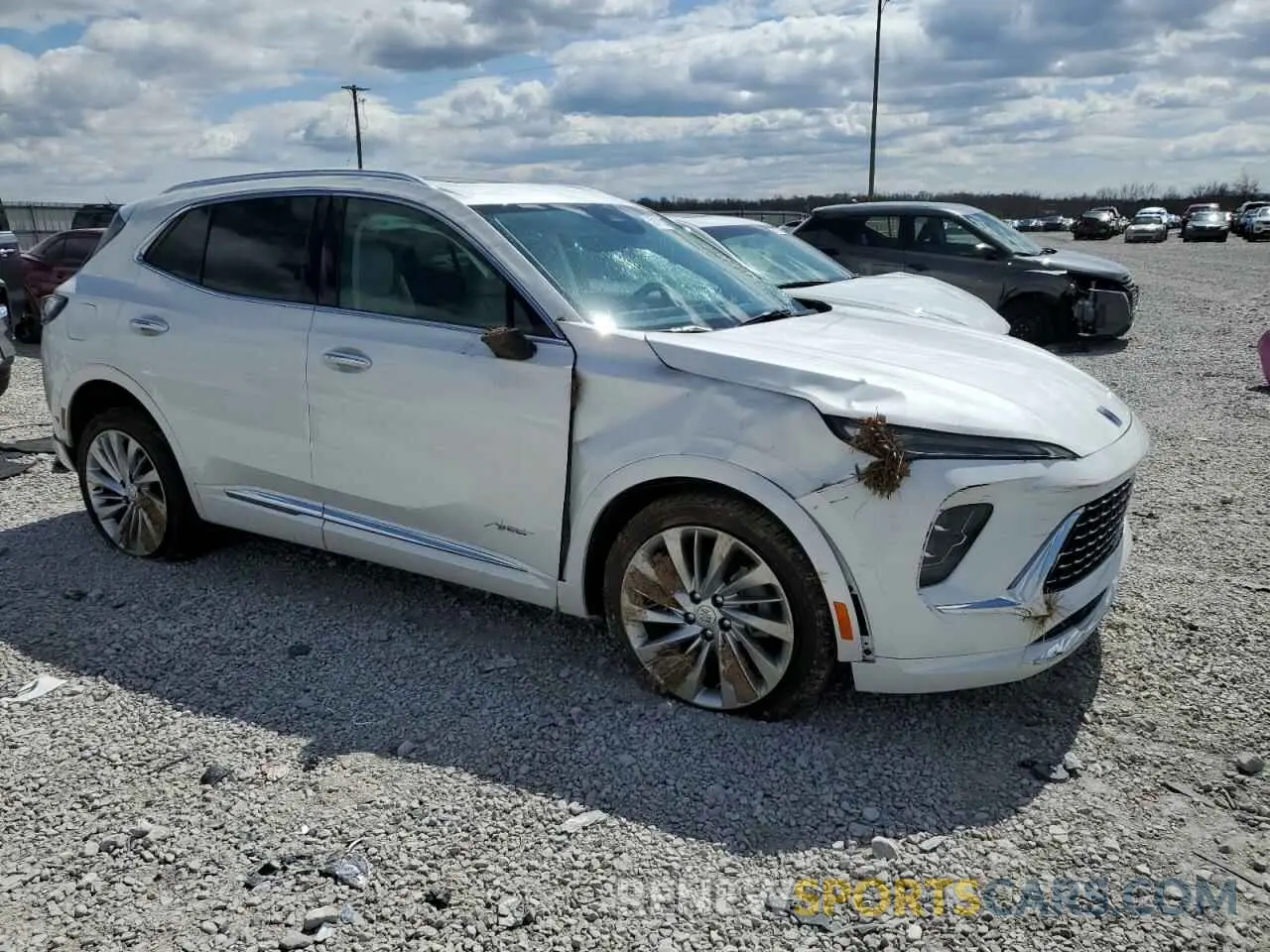 4 Фотография поврежденного автомобиля LRBFZME49SD005985 BUICK ENVISION 2025