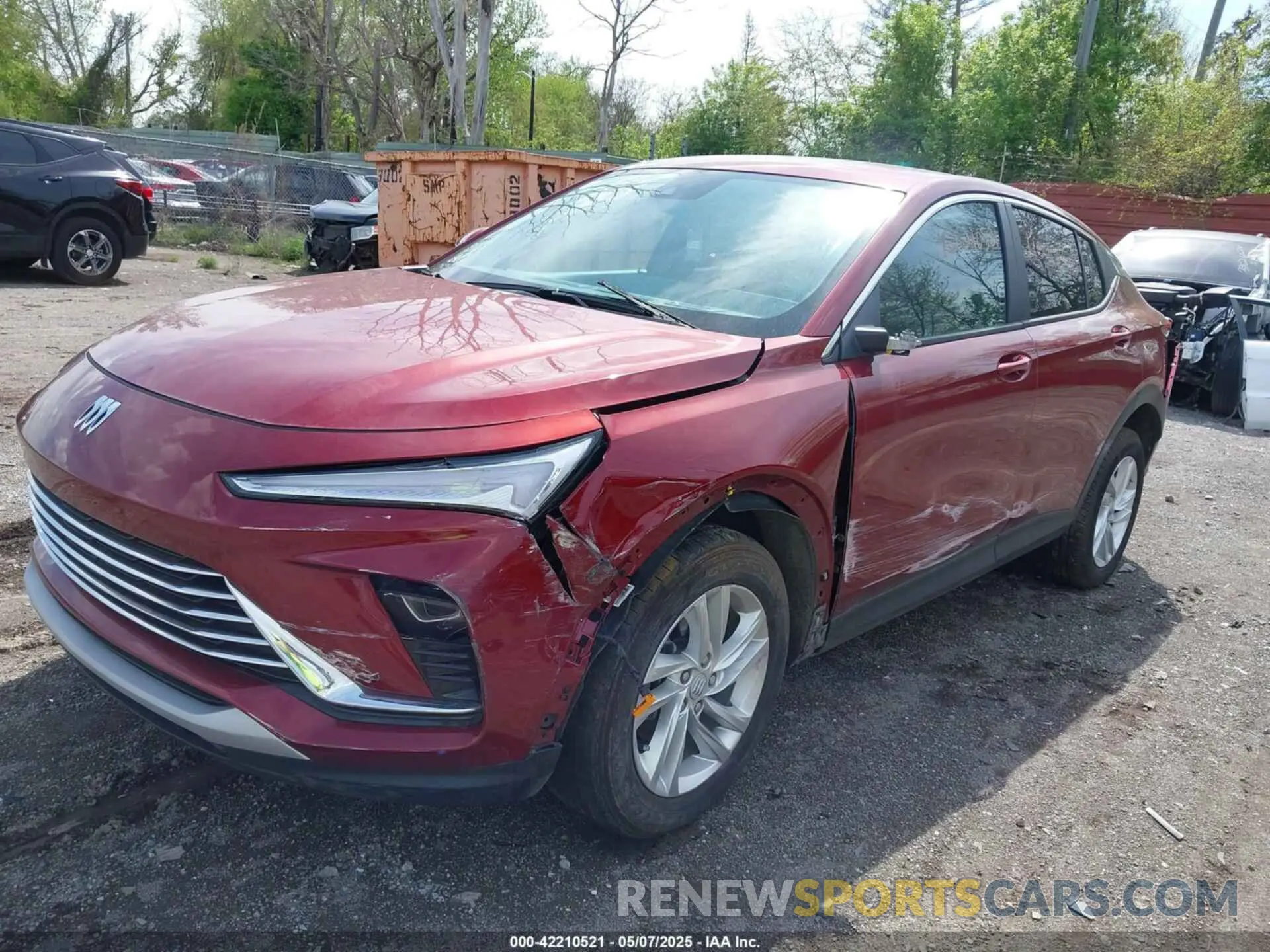 2 Фотография поврежденного автомобиля KL47LAE26RB050239 BUICK ENVISTA 2024