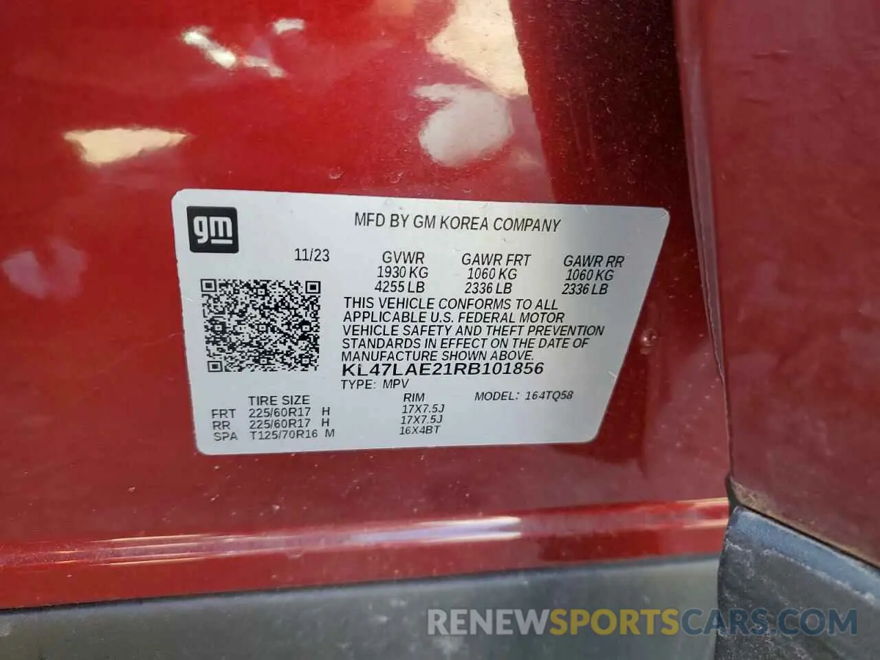 14 Фотография поврежденного автомобиля KL47LAE21RB101856 BUICK ENVISTA PR 2024