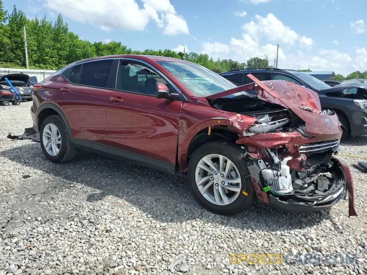 4 Фотография поврежденного автомобиля KL47LAE27RB165741 BUICK ENVISTA PR 2024