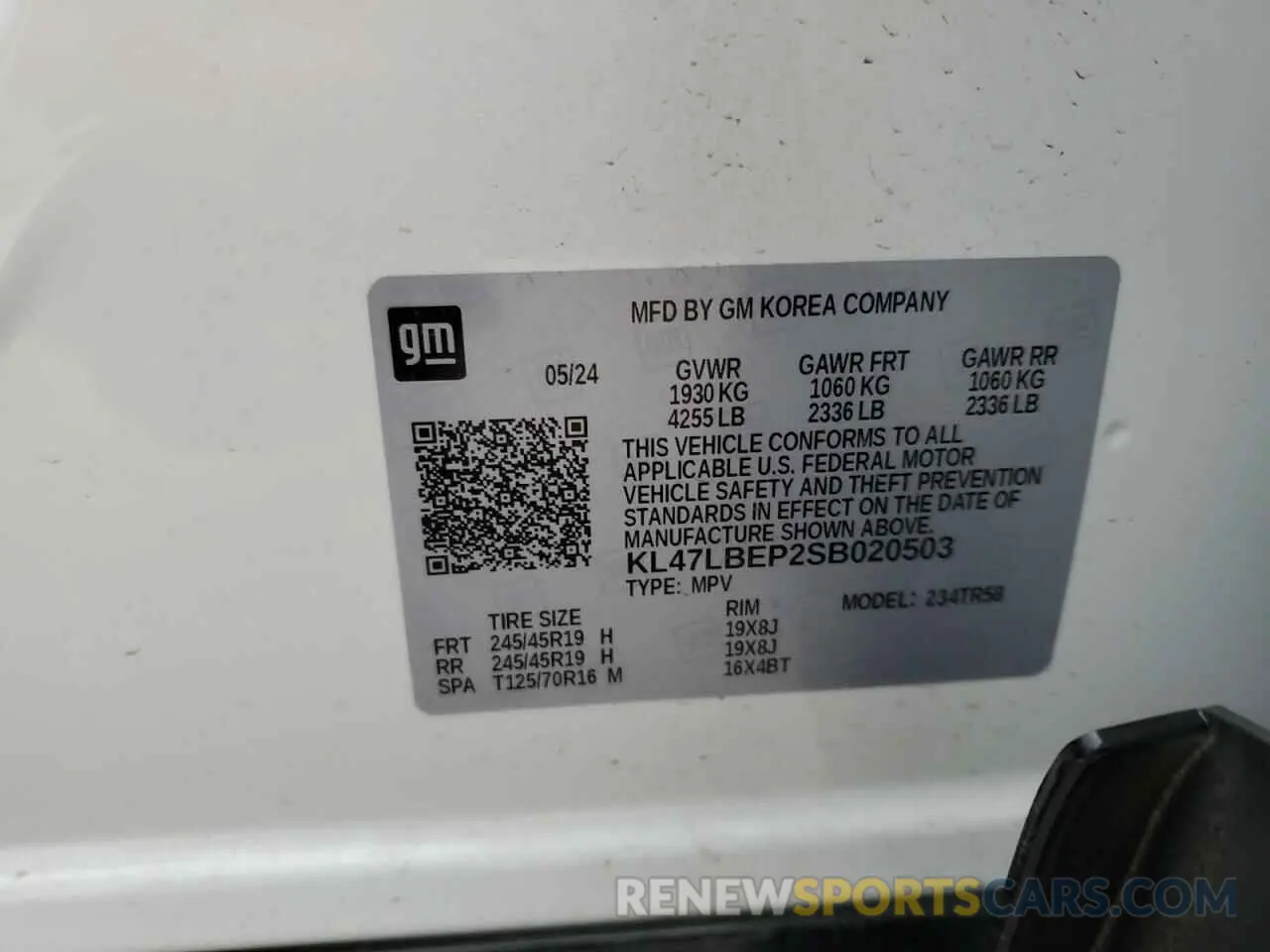 15 Фотография поврежденного автомобиля KL47LBEP2SB020503 BUICK ENVISTA SP 2025