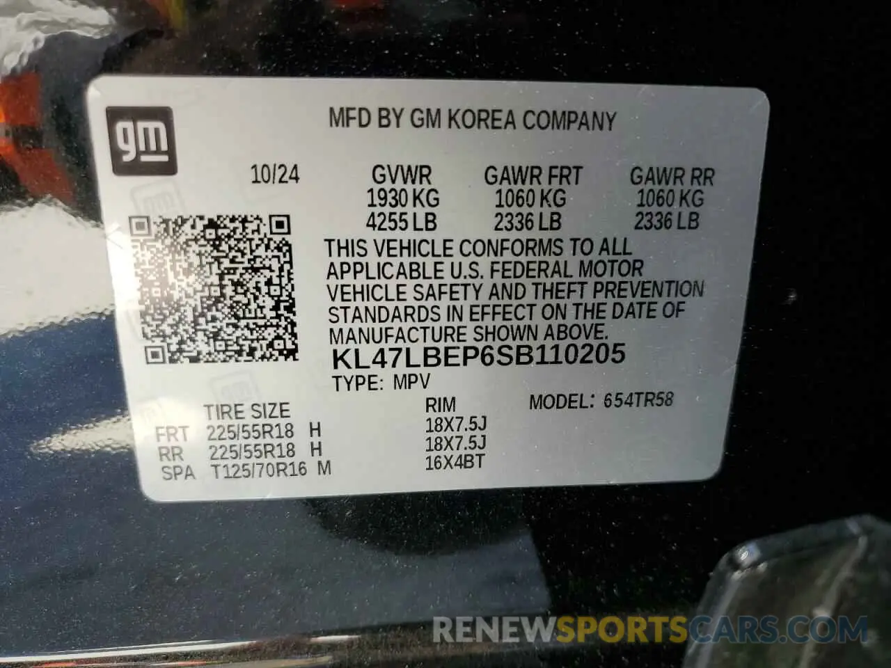 12 Фотография поврежденного автомобиля KL47LBEP6SB110205 BUICK ENVISTA SP 2025
