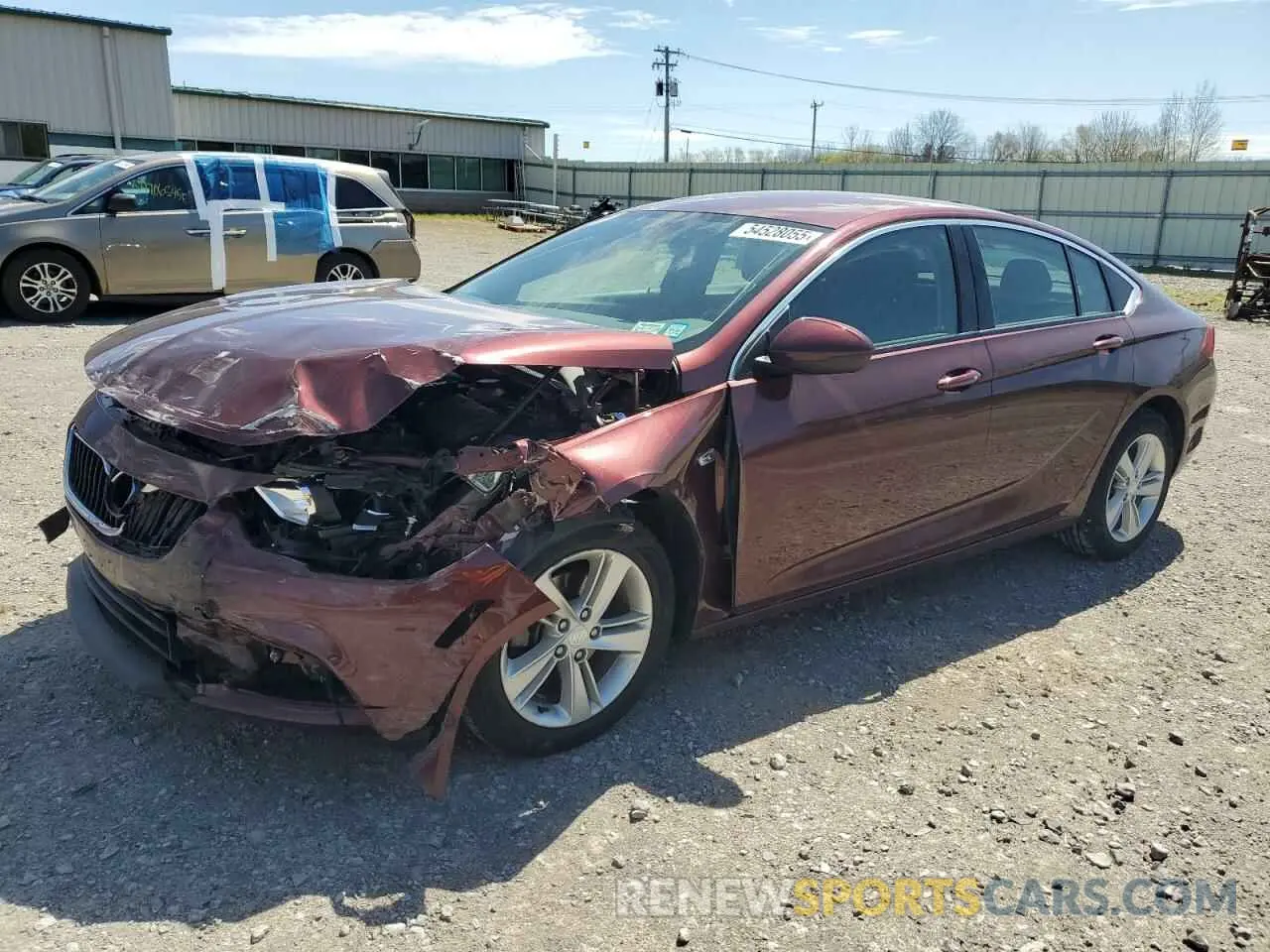 1 Фотография поврежденного автомобиля W04GL6SX6K1078678 BUICK REGAL 2019