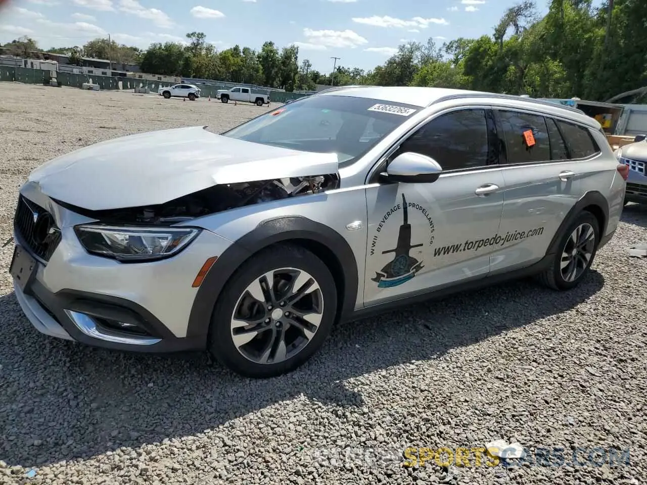 1 Photograph of a damaged car W04GU8SX5K1028332 BUICK REGAL 2019