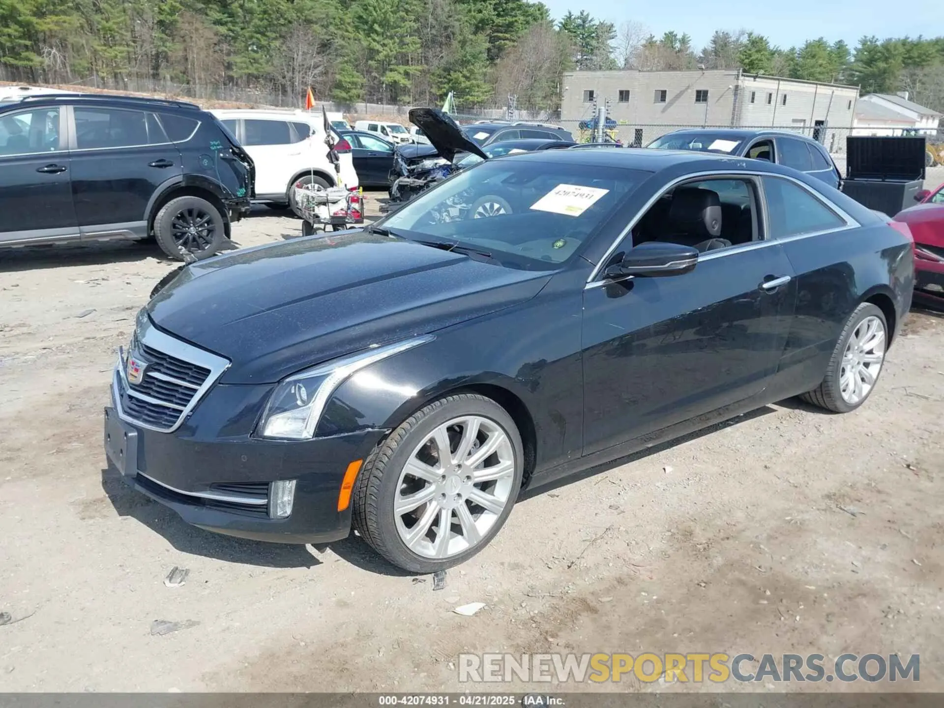 2 Photograph of a damaged car 1G6AF1RX8K0125102 CADILLAC ATS 2019