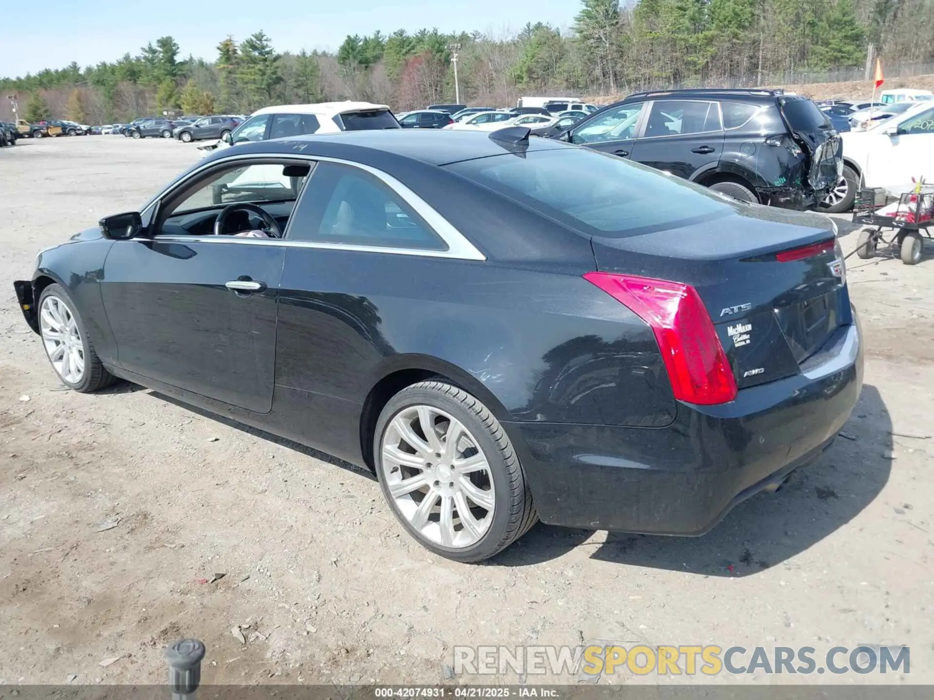 3 Photograph of a damaged car 1G6AF1RX8K0125102 CADILLAC ATS 2019