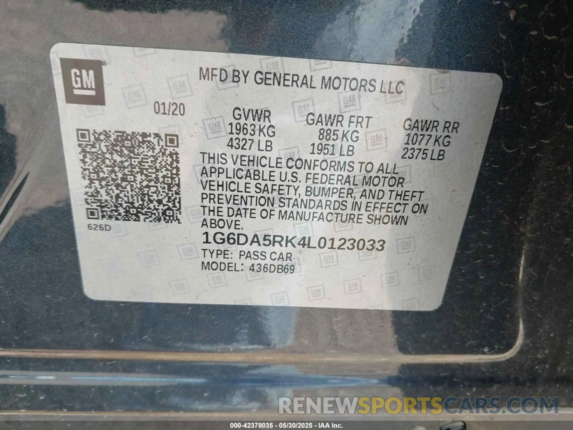 9 Фотография поврежденного автомобиля 1G6DA5RK4L0123033 CADILLAC CT4 2020
