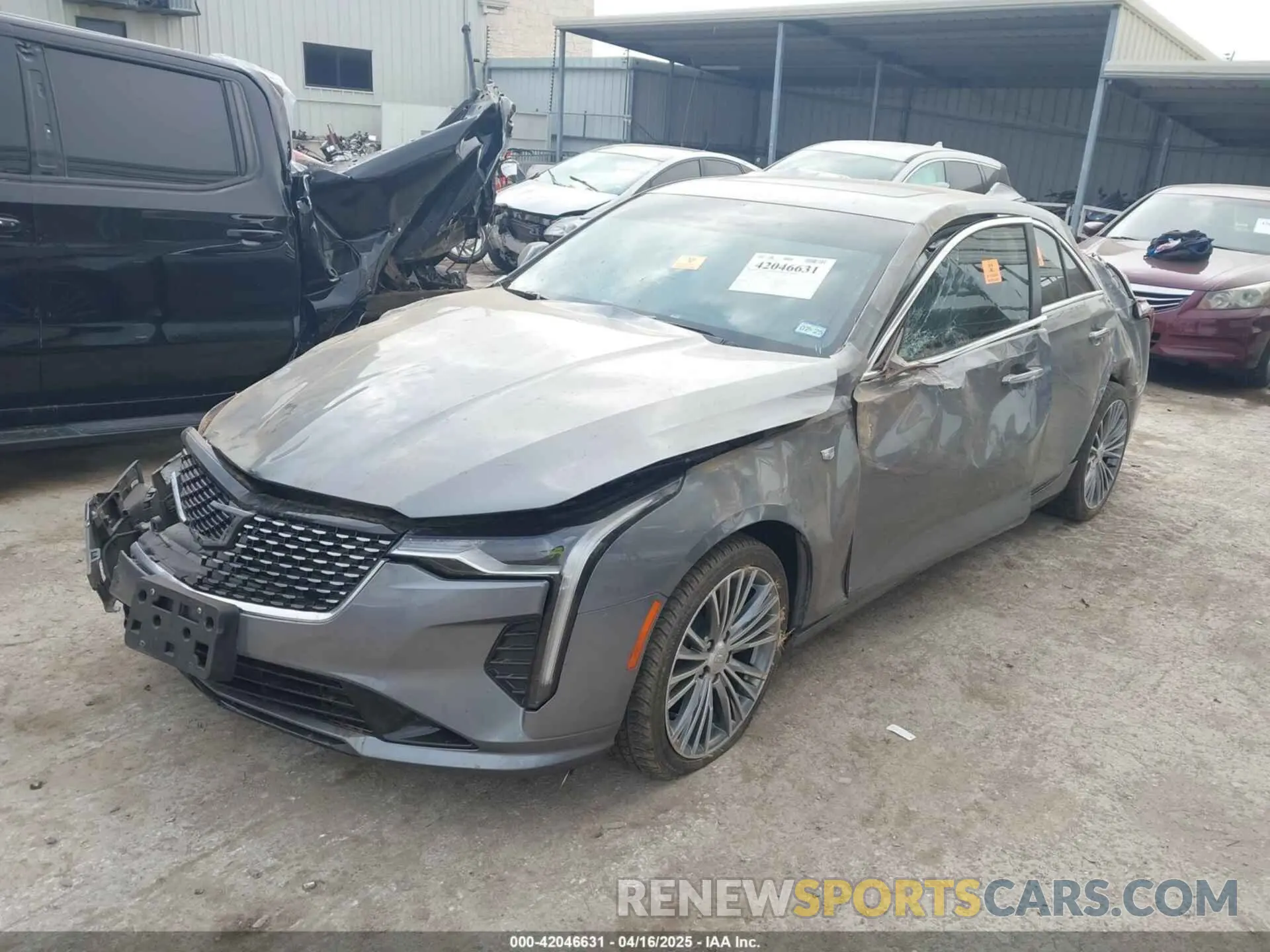 2 Фотография поврежденного автомобиля 1G6DB5RK1L0133001 CADILLAC CT4 2020
