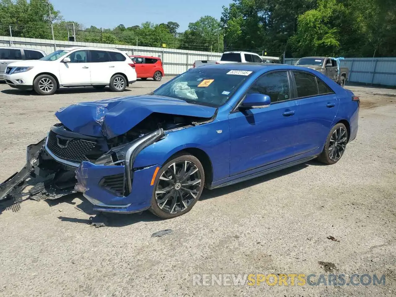 1 Photograph of a damaged car 1G6DC5RK8L0123272 CADILLAC CT4 2020