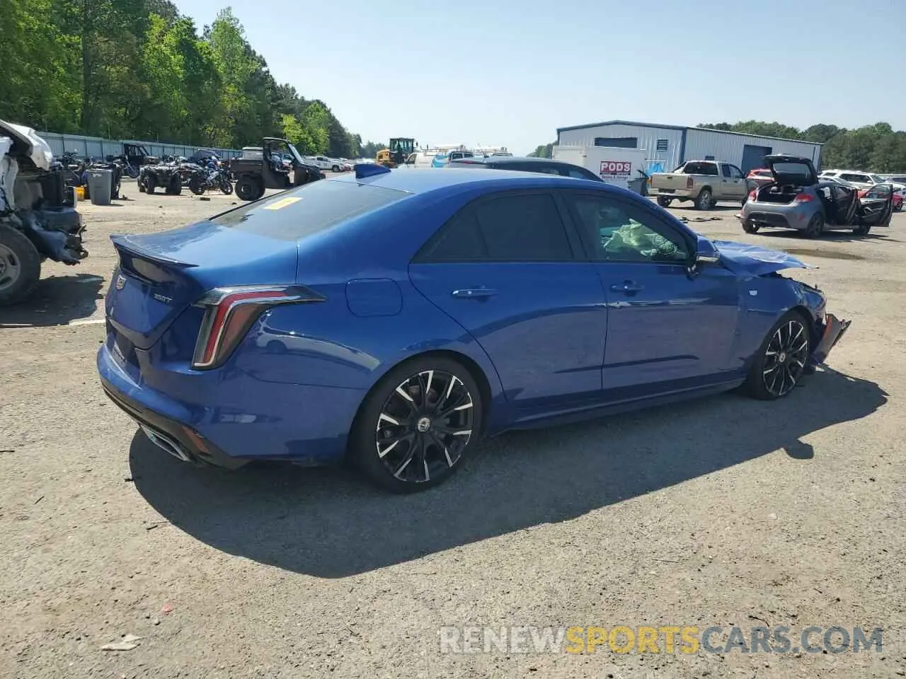 3 Photograph of a damaged car 1G6DC5RK8L0123272 CADILLAC CT4 2020
