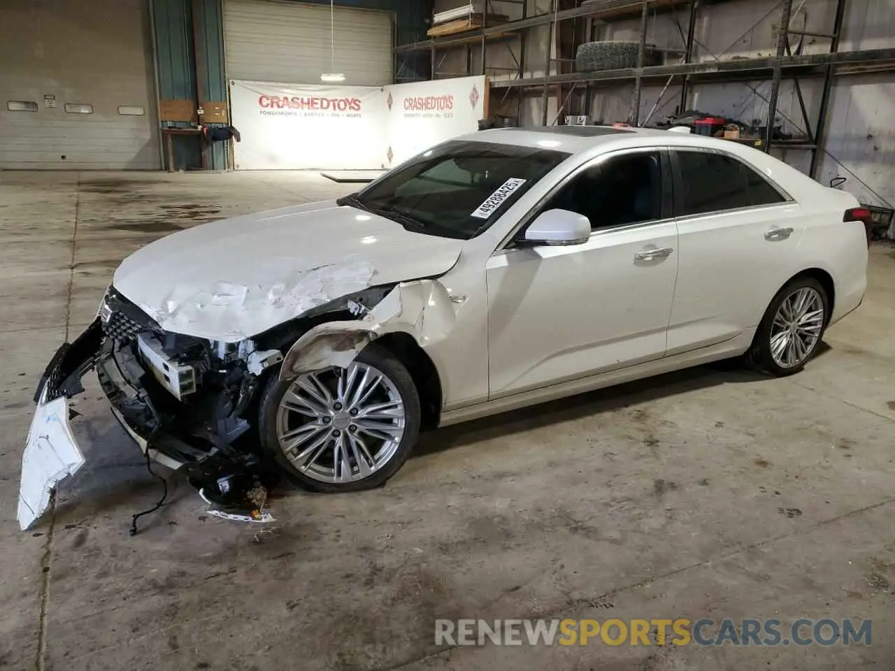 1 Photograph of a damaged car 1G6DF5RL3L0147916 CADILLAC CT4 2020