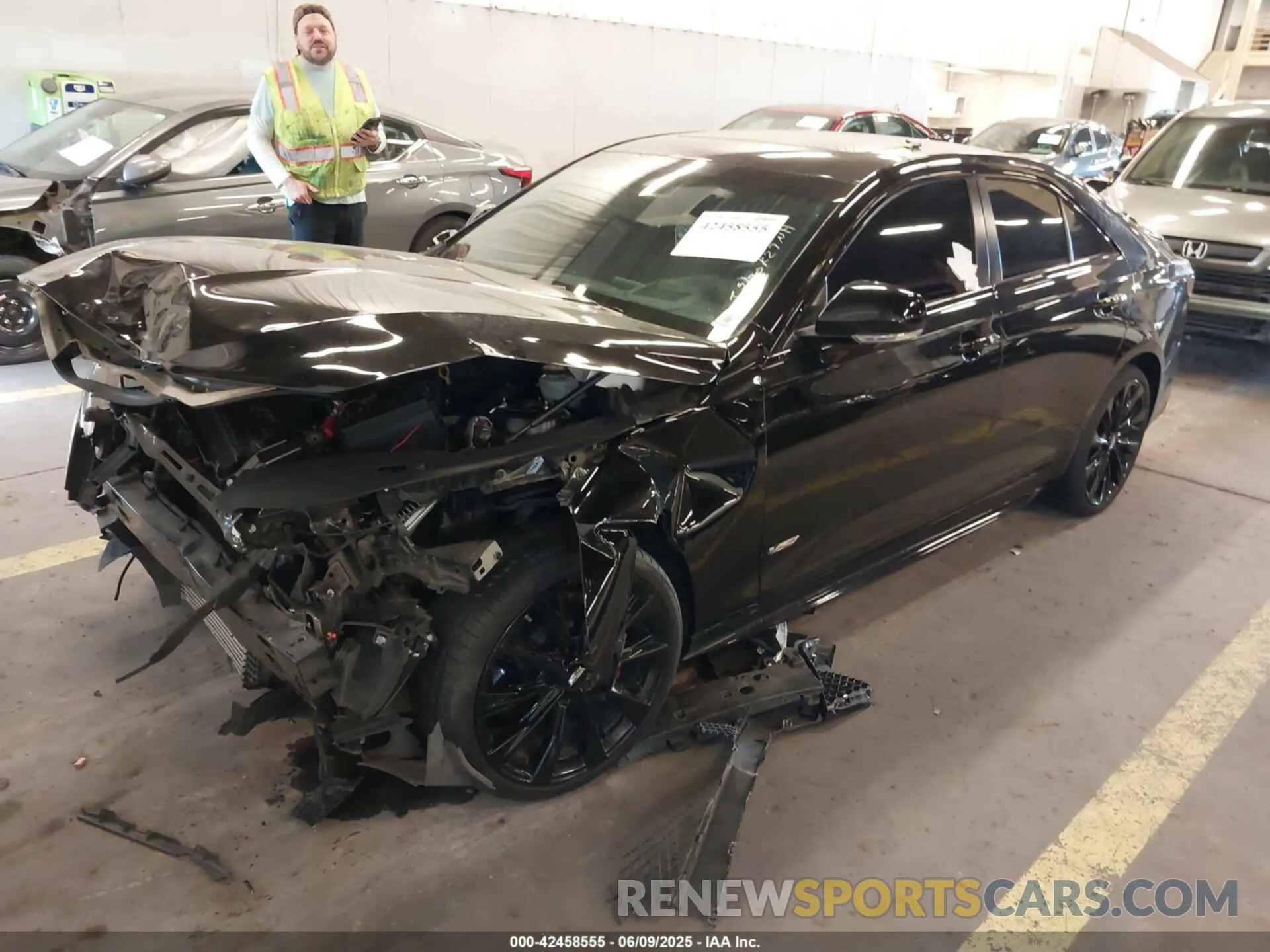 2 Photograph of a damaged car 1G6DH5RL8L0150014 CADILLAC CT4 2020