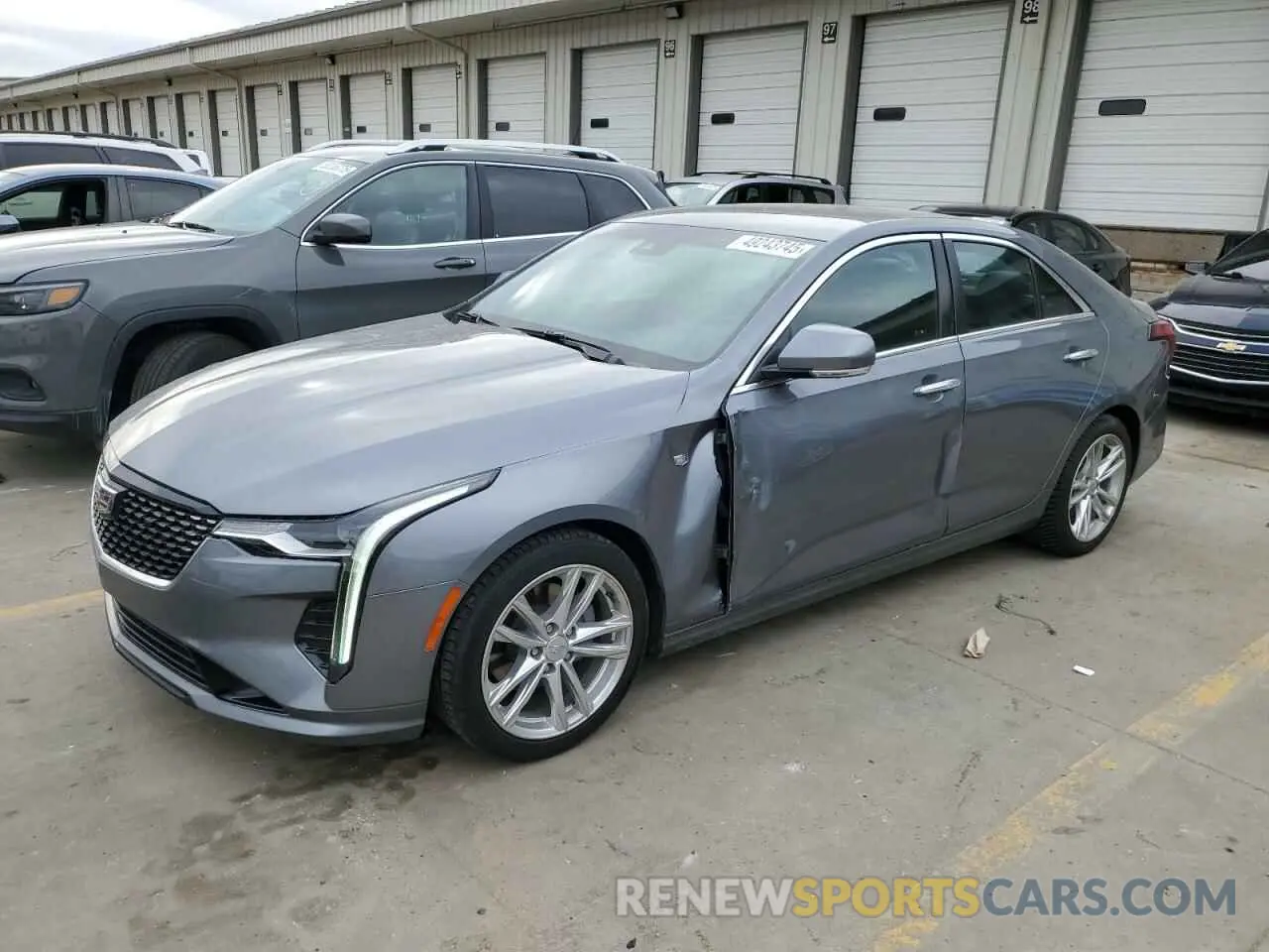 1 Photograph of a damaged car 1G6DA5RK1M0144276 CADILLAC CT4 2021