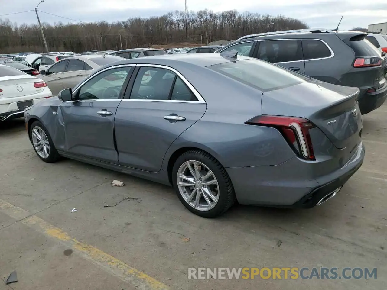 2 Photograph of a damaged car 1G6DA5RK1M0144276 CADILLAC CT4 2021