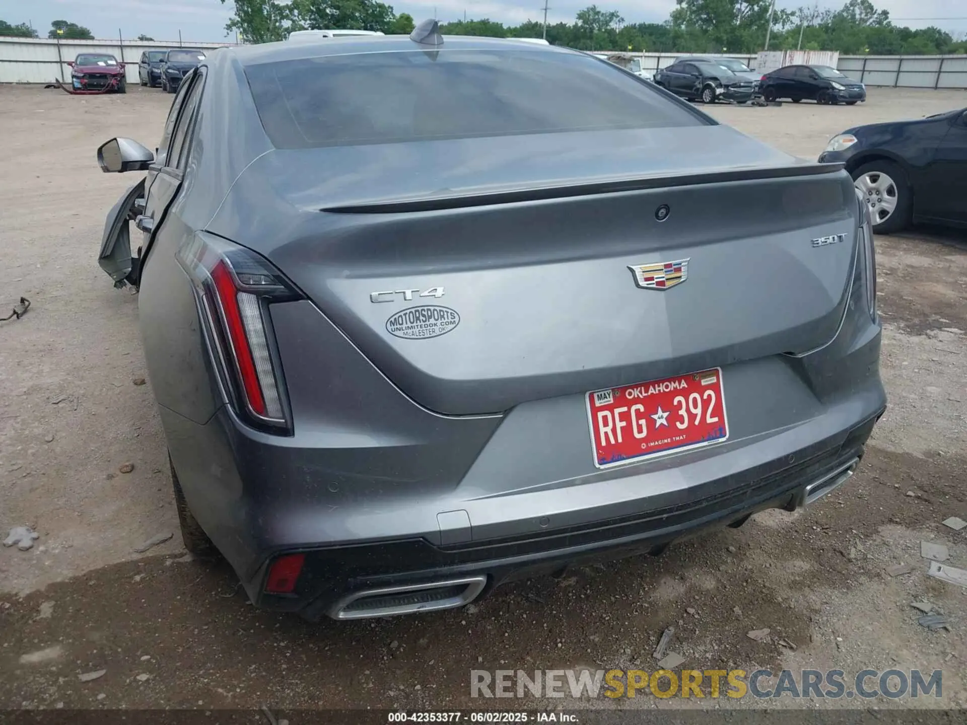 3 Photograph of a damaged car 1G6DC5RK3M0134763 CADILLAC CT4 2021