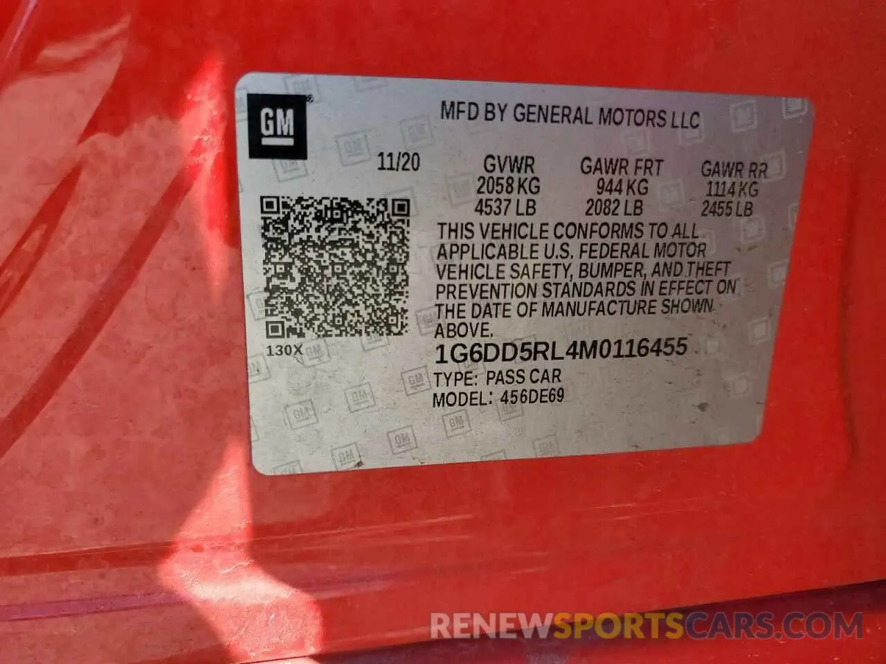 14 Фотография поврежденного автомобиля 1G6DD5RL4M0116455 CADILLAC CT4 2021
