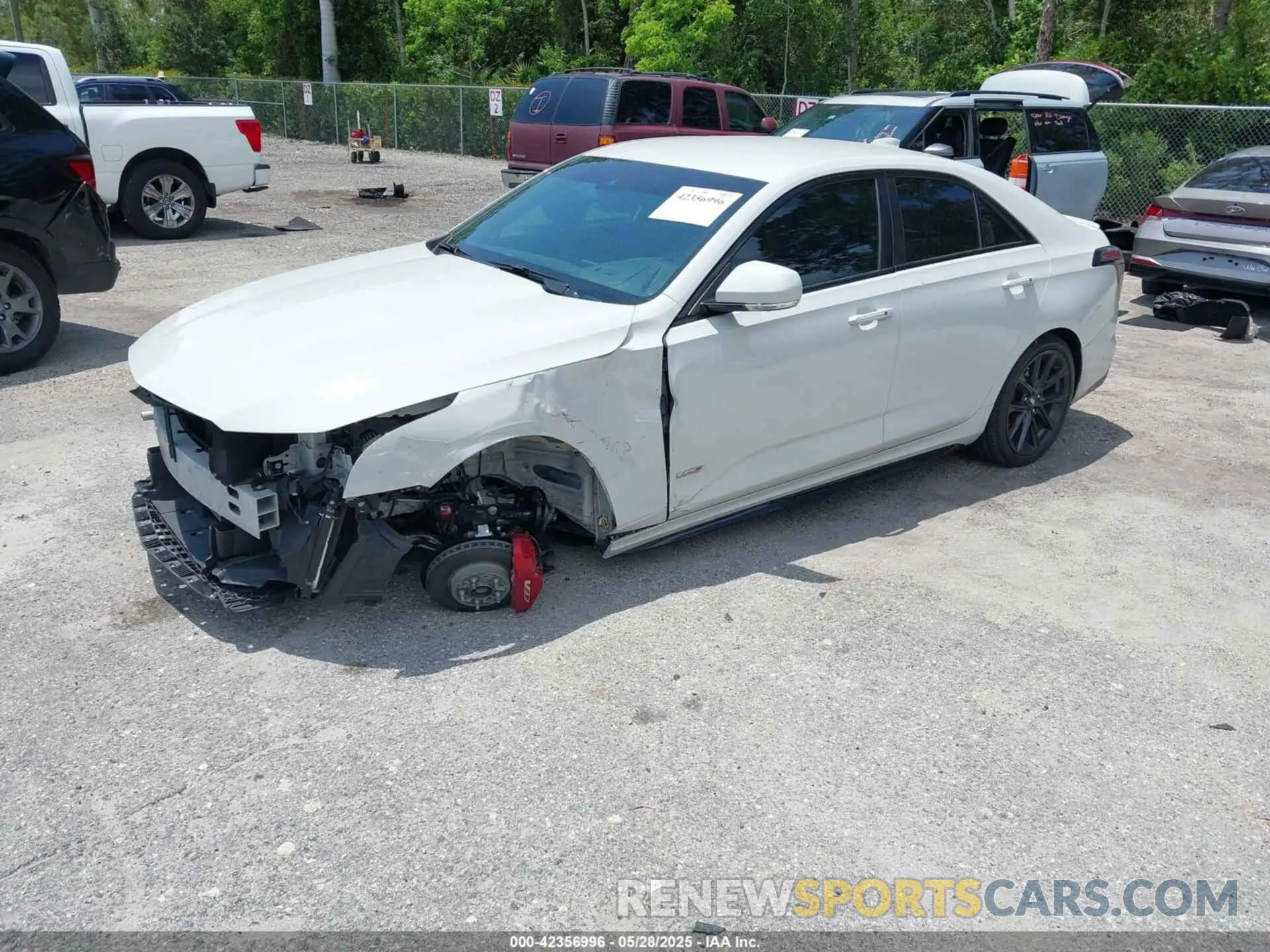 2 Photograph of a damaged car 1G6DD5RL6M0136397 CADILLAC CT4 2021