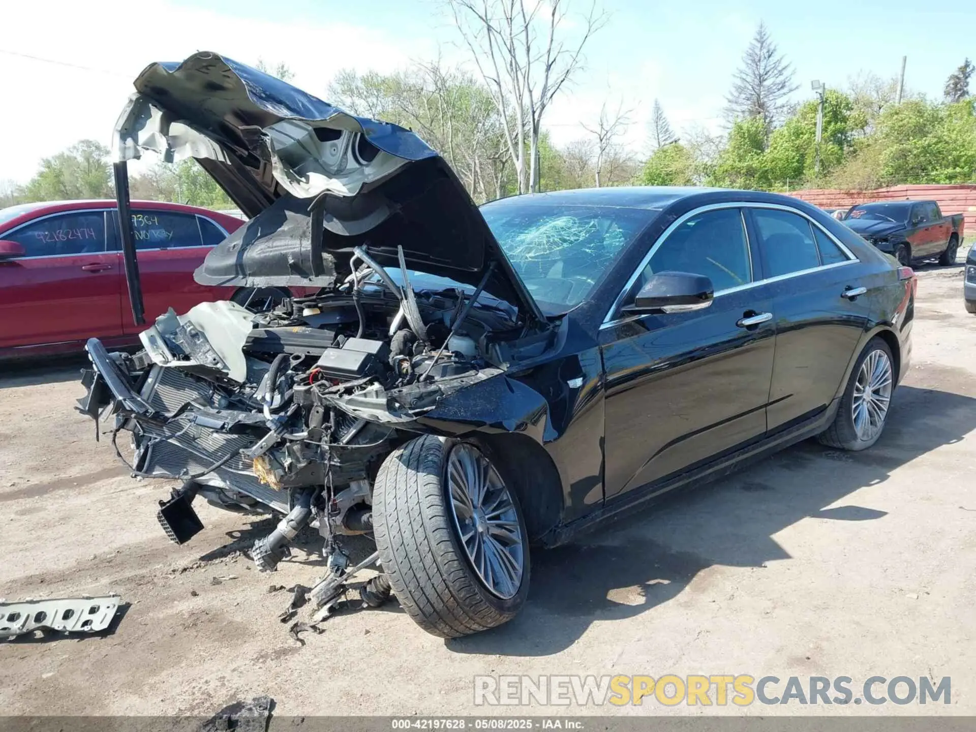 2 Photograph of a damaged car 1G6DF5RK8M0121711 CADILLAC CT4 2021
