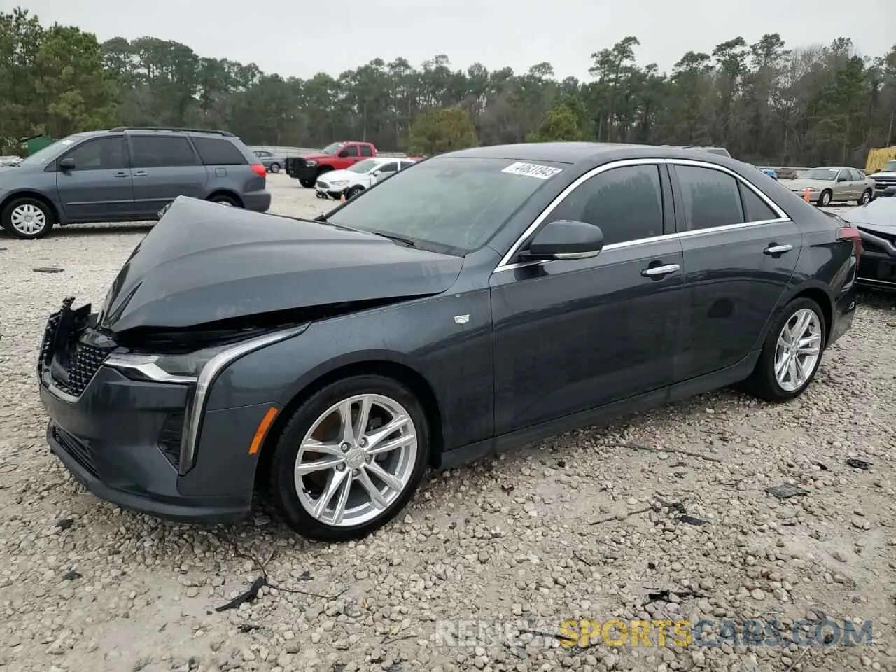 1 Photograph of a damaged car 1G6DJ5RK7M0112741 CADILLAC CT4 2021
