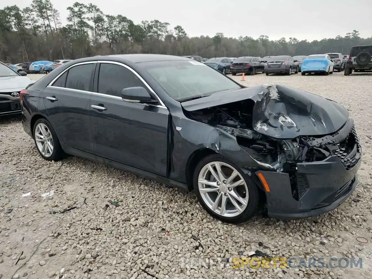 4 Photograph of a damaged car 1G6DJ5RK7M0112741 CADILLAC CT4 2021