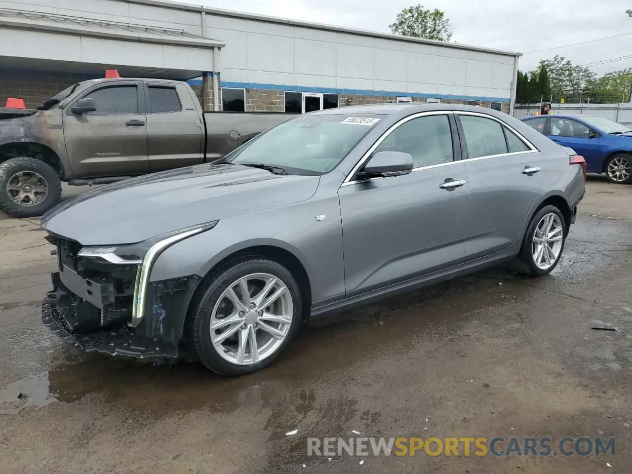 1 Photograph of a damaged car 1G6DK5RK0M0148168 CADILLAC CT4 2021