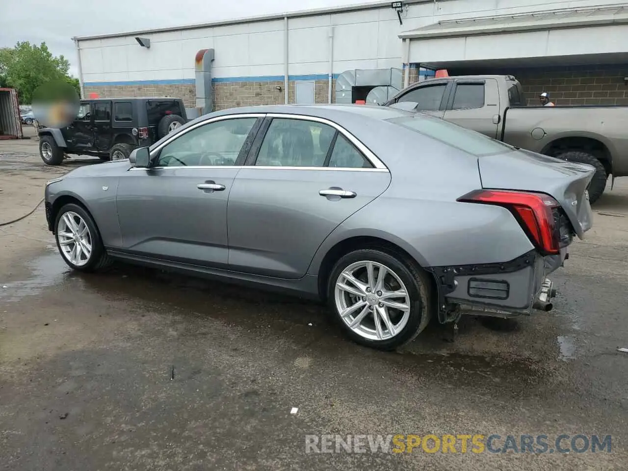 2 Photograph of a damaged car 1G6DK5RK0M0148168 CADILLAC CT4 2021