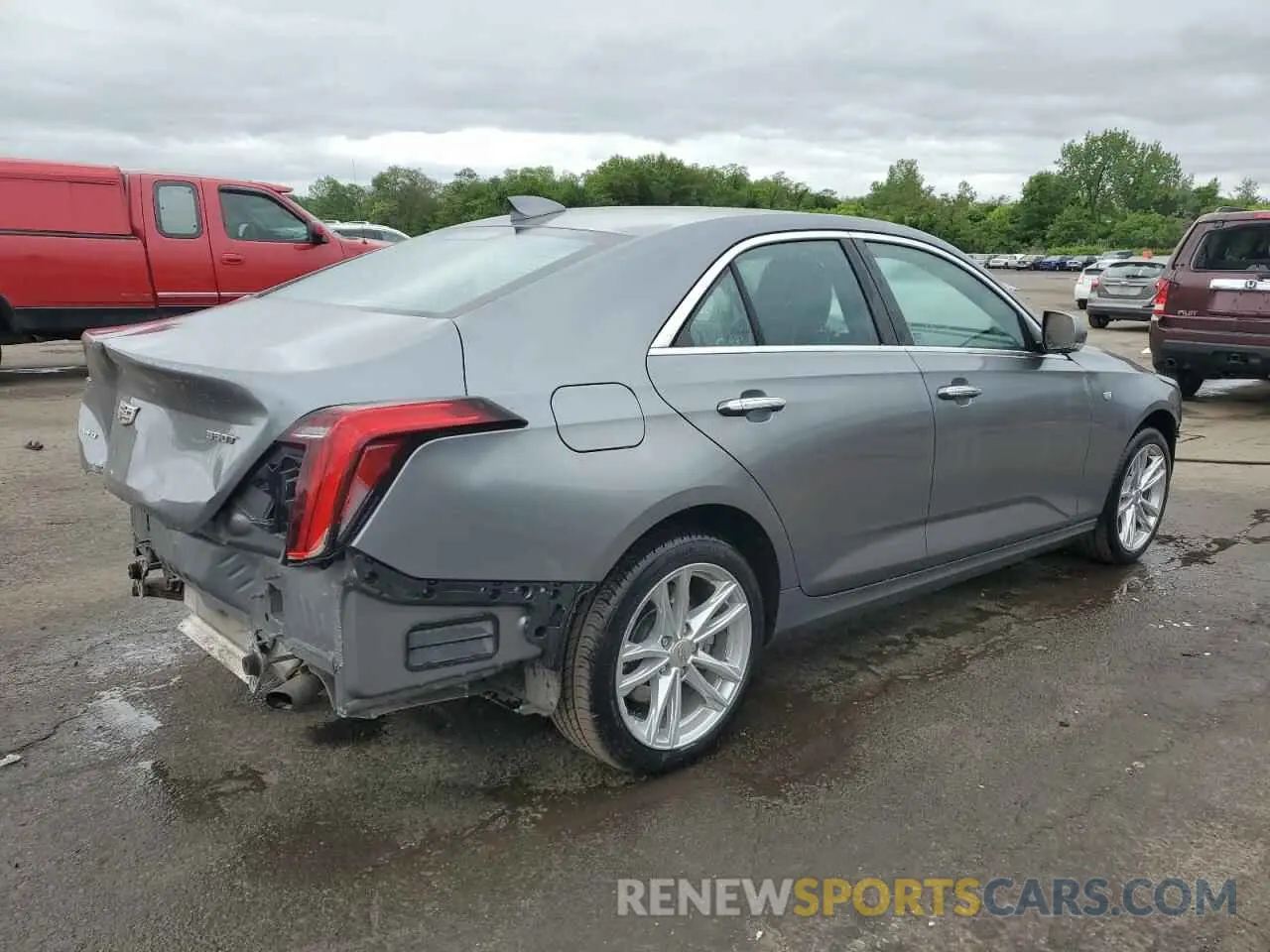 3 Photograph of a damaged car 1G6DK5RK0M0148168 CADILLAC CT4 2021