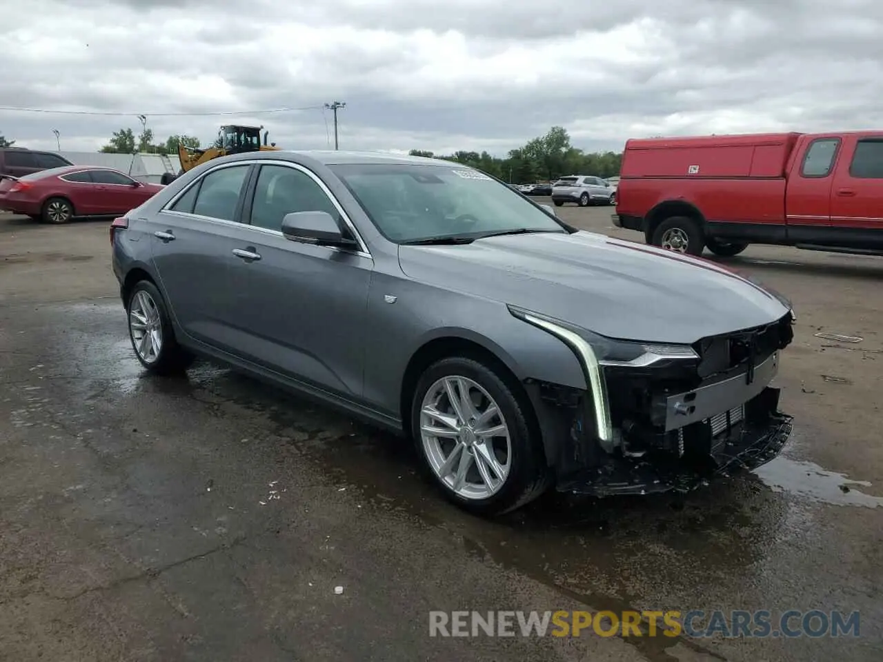 4 Photograph of a damaged car 1G6DK5RK0M0148168 CADILLAC CT4 2021