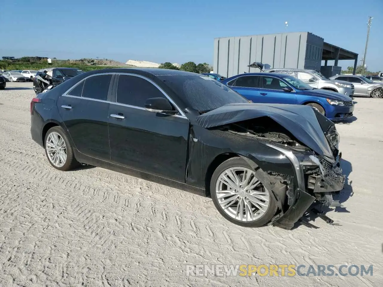 4 Photograph of a damaged car 1G6DB5RK3N0121077 CADILLAC CT4 2022