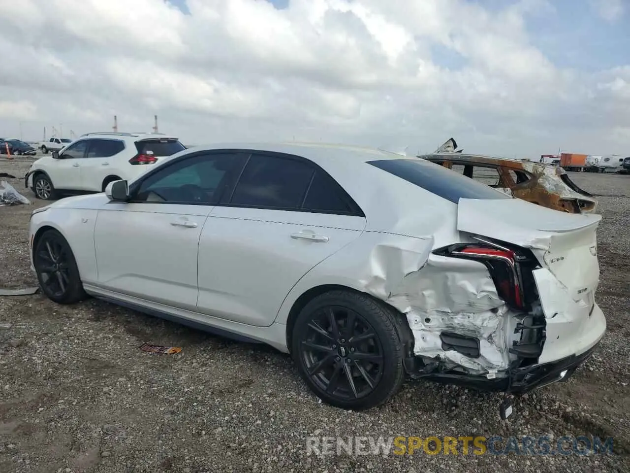 2 Photograph of a damaged car 1G6DC5RK0N0126864 CADILLAC CT4 2022