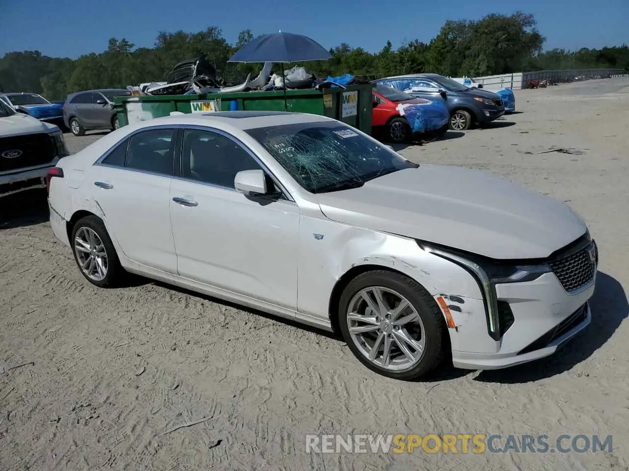 4 Photograph of a damaged car 1G6DJ5RK7N0136507 CADILLAC CT4 2022