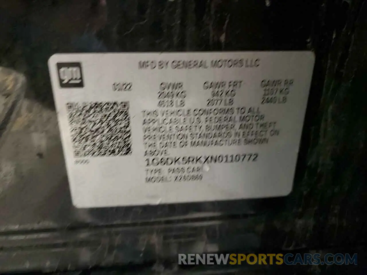 12 Фотография поврежденного автомобиля 1G6DK5RKXN0110772 CADILLAC CT4 2022